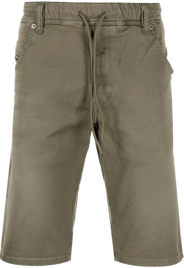 Diesel shorts med dragsko - Grön