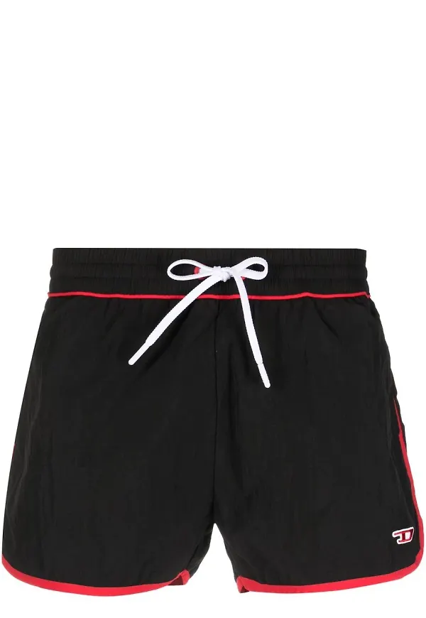 Diesel shorts med dragsko - Svart
