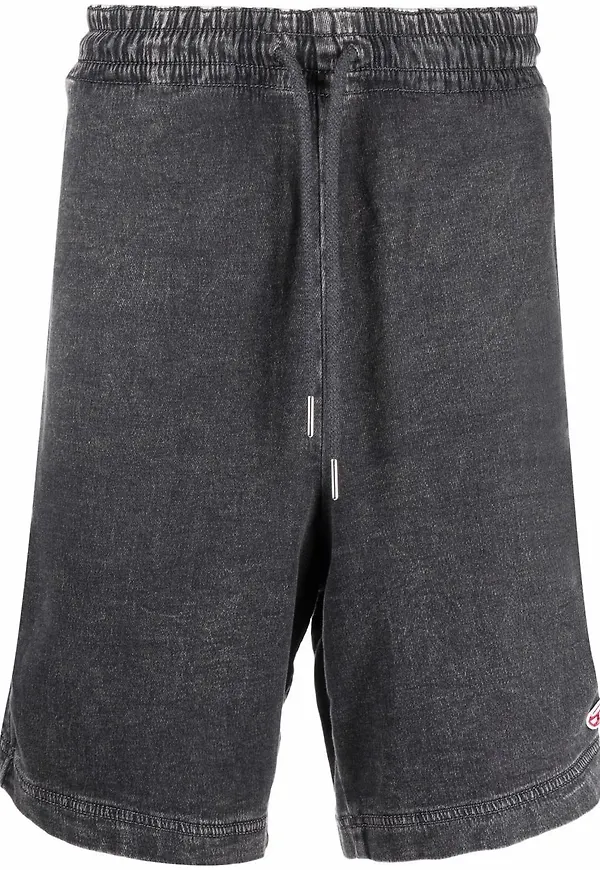 Diesel shorts med dragsko - Svart