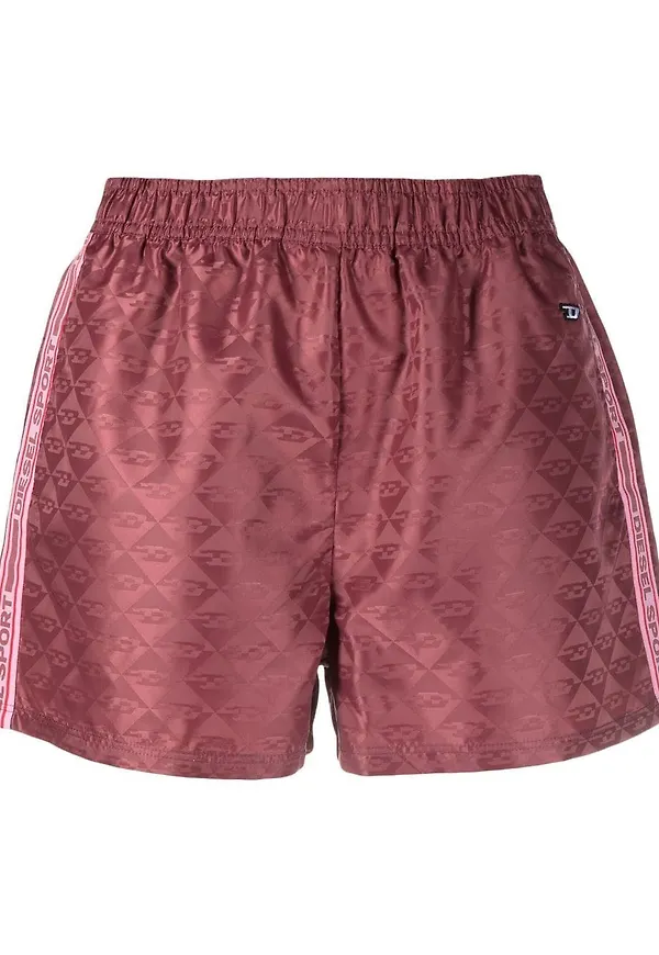 Diesel shorts med monogram - Rosa