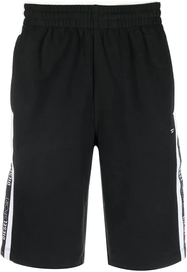 Diesel shorts med randdetalj - Svart