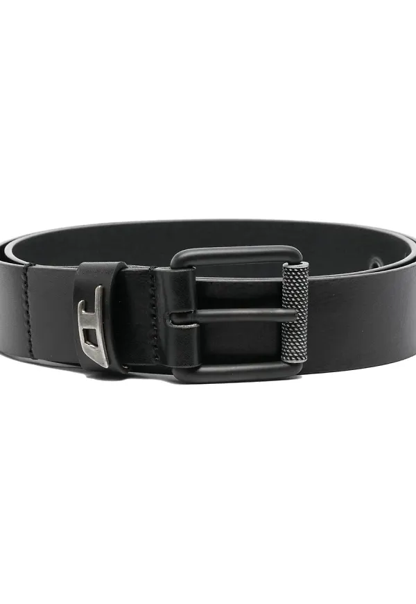Diesel skärp med sprucken design - Svart