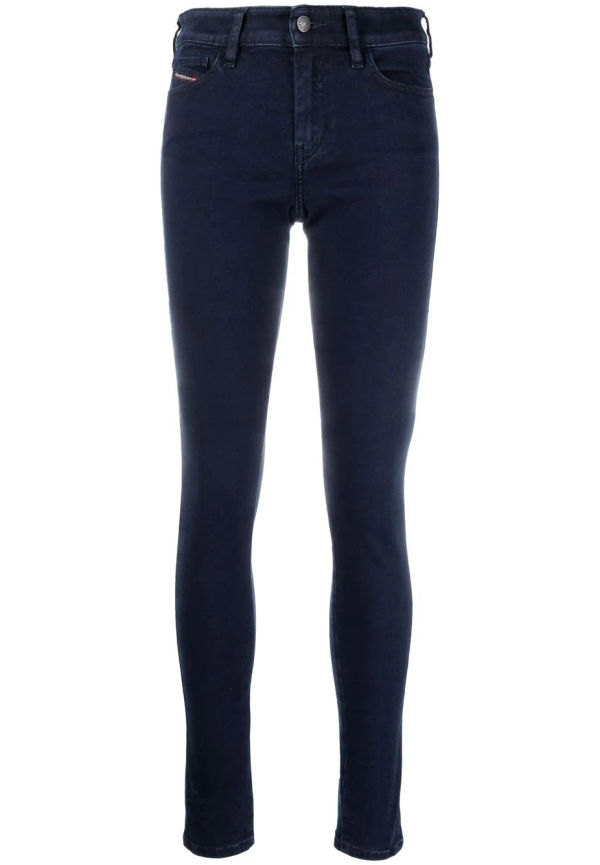 Diesel Slandy extra smala jeans - Blå