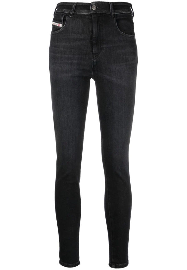 Diesel Slandy High skinny-jeans från 1984 - Svart