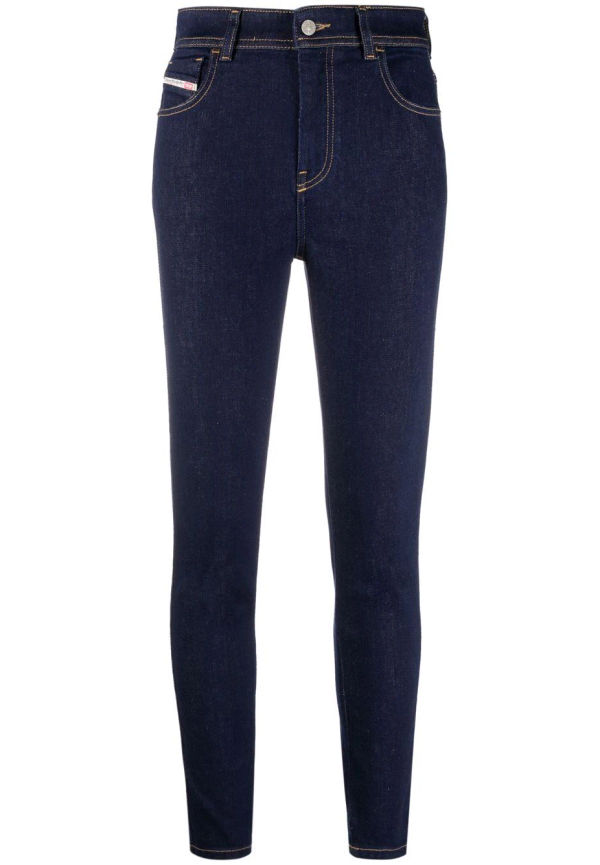 Diesel Slandy jeans med hög midja - Blå