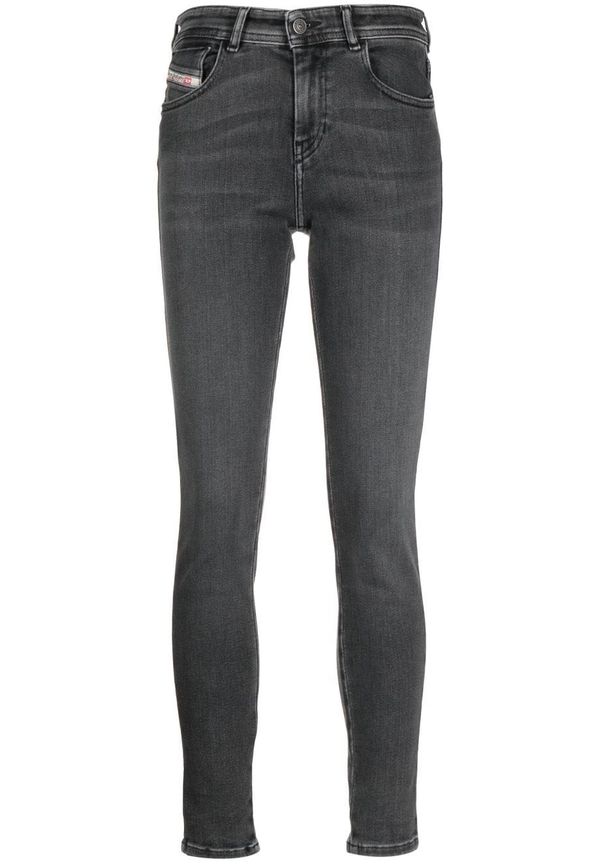 Diesel Slandy jeans med logotypmärke - Grå