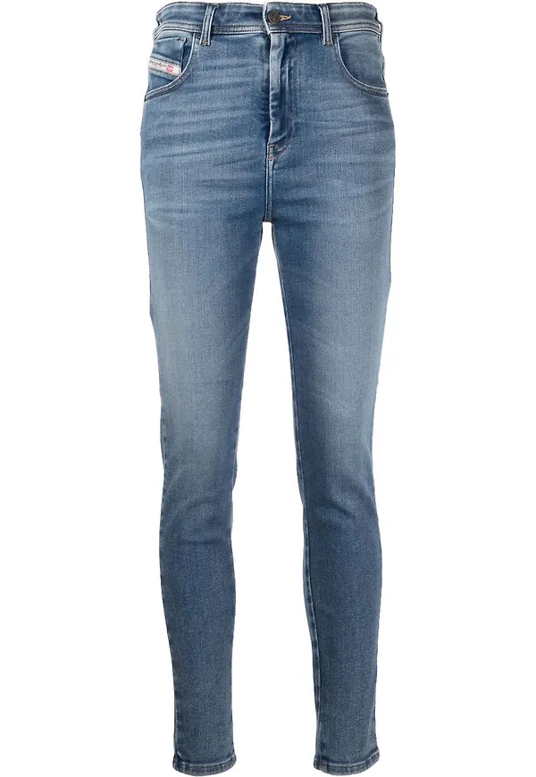 Diesel Slandy skinny-jeans - Blå