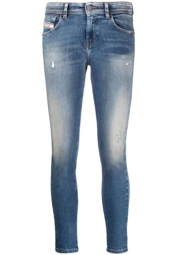 Diesel Slandy skinny-jeans från 2017 - Blå
