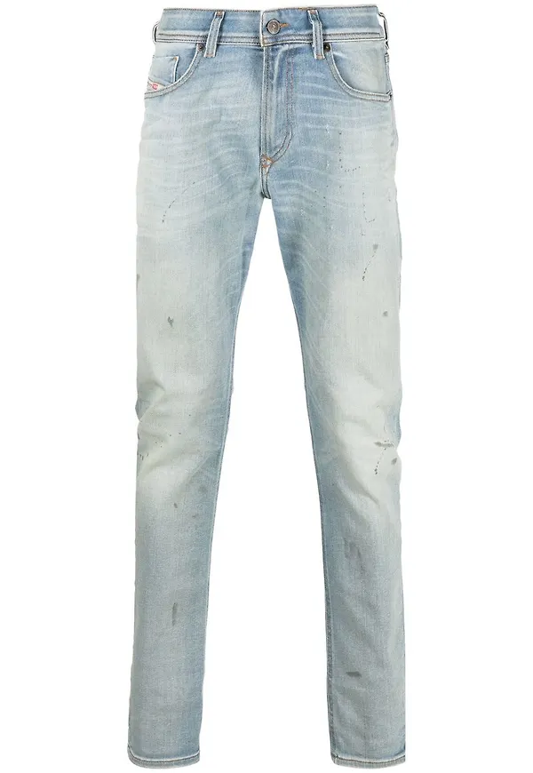 Diesel SLEENKER skinny-jeans från 1979 - Blå