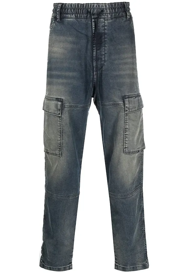 Diesel slim-fit light-wash jeans - Blå