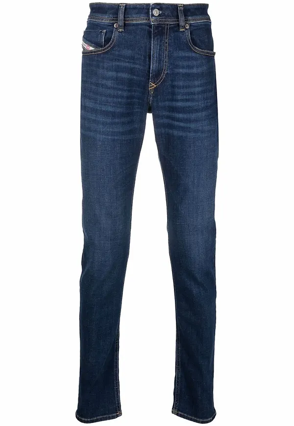 Diesel slim fit-jeans - Blå