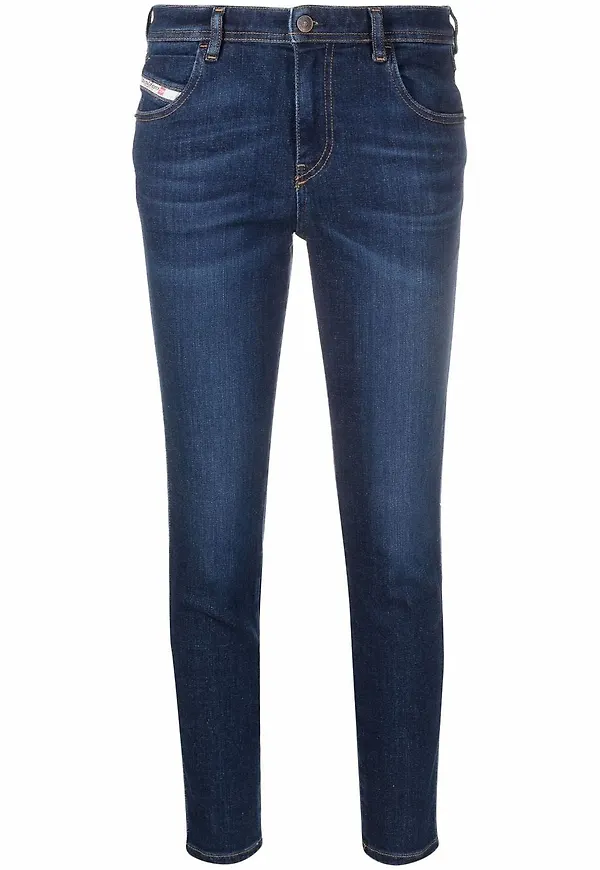Diesel slim fit-jeans - Blå