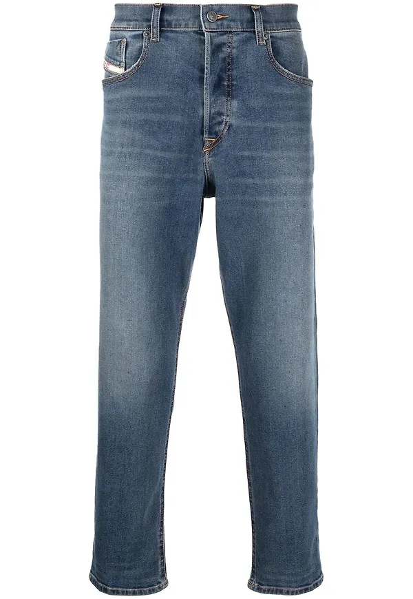 Diesel slim fit-jeans - Blå