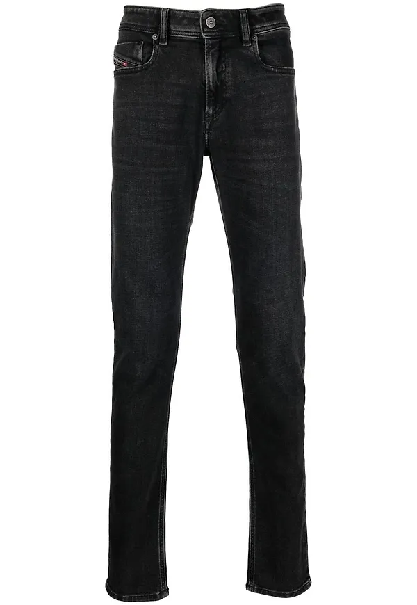 Diesel slim fit-jeans - Svart