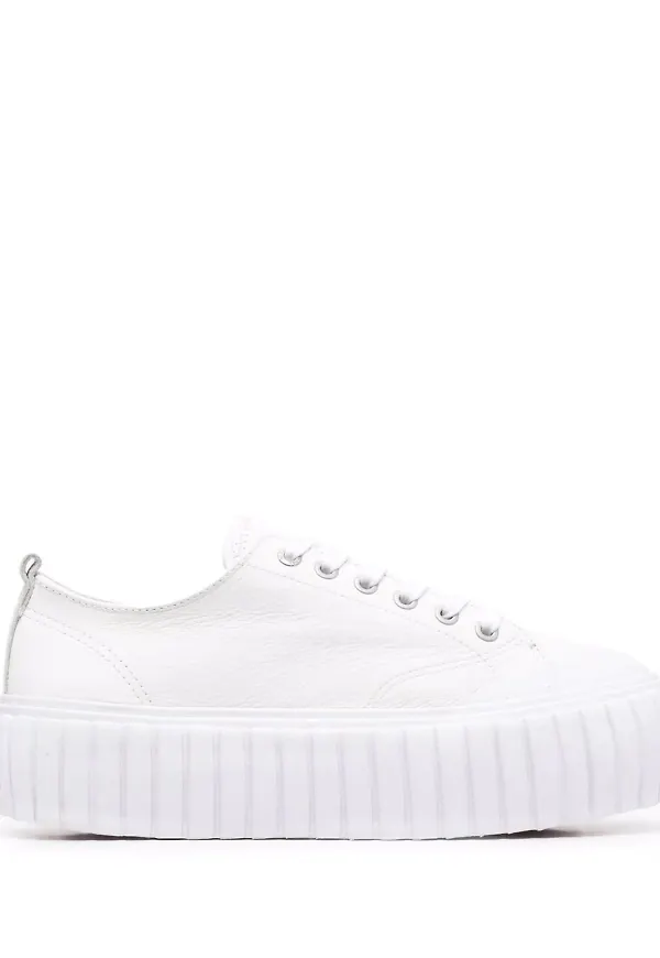 Diesel sneakers med grov sula - Vit