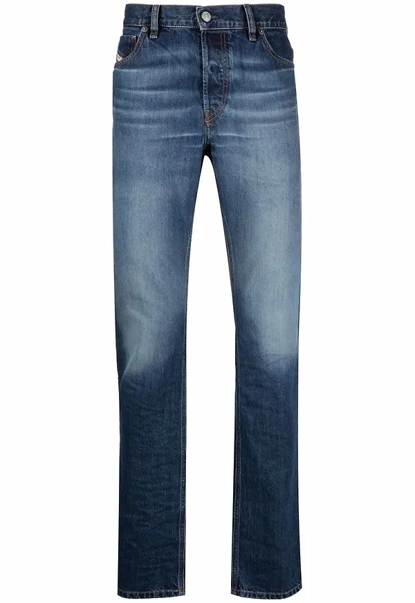 Diesel stentvättade slim fit-jeans - Blå