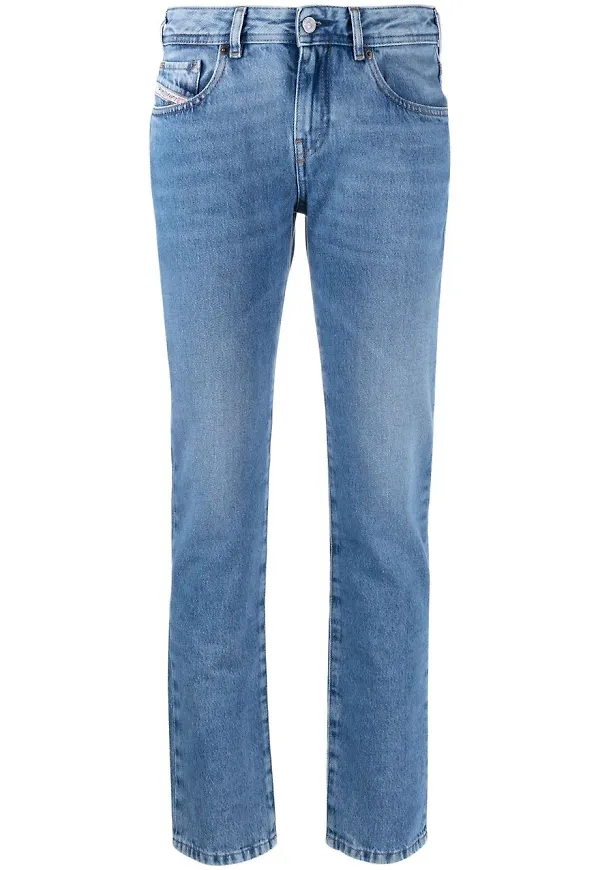 Diesel straight-jeans - Blå