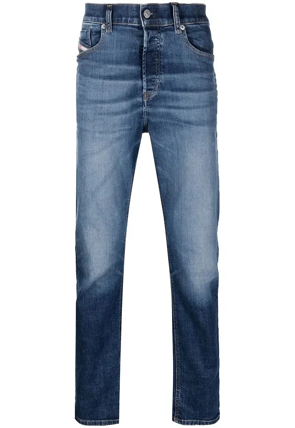 Diesel straight-jeans - Blå