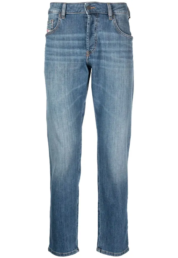 Diesel straight-jeans - Blå