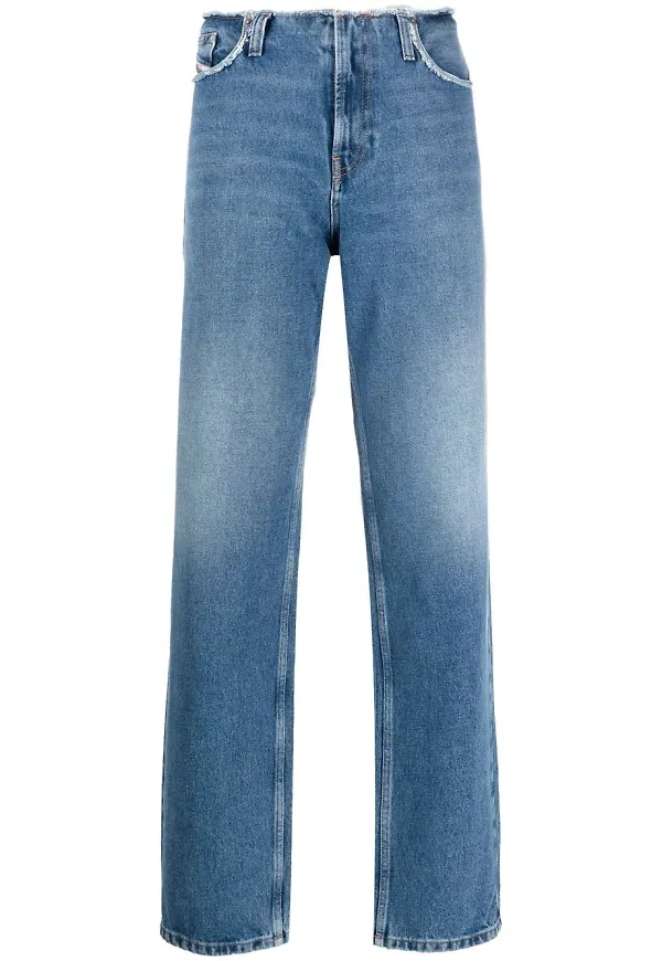 Diesel straight-jeans - Blå