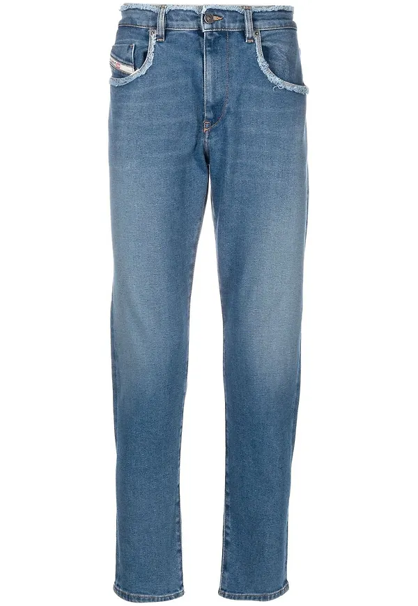Diesel straight-jeans - Blå
