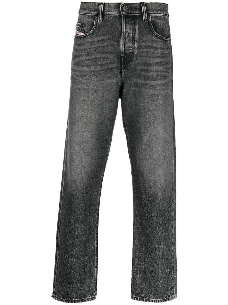 Diesel straight-jeans - Grå