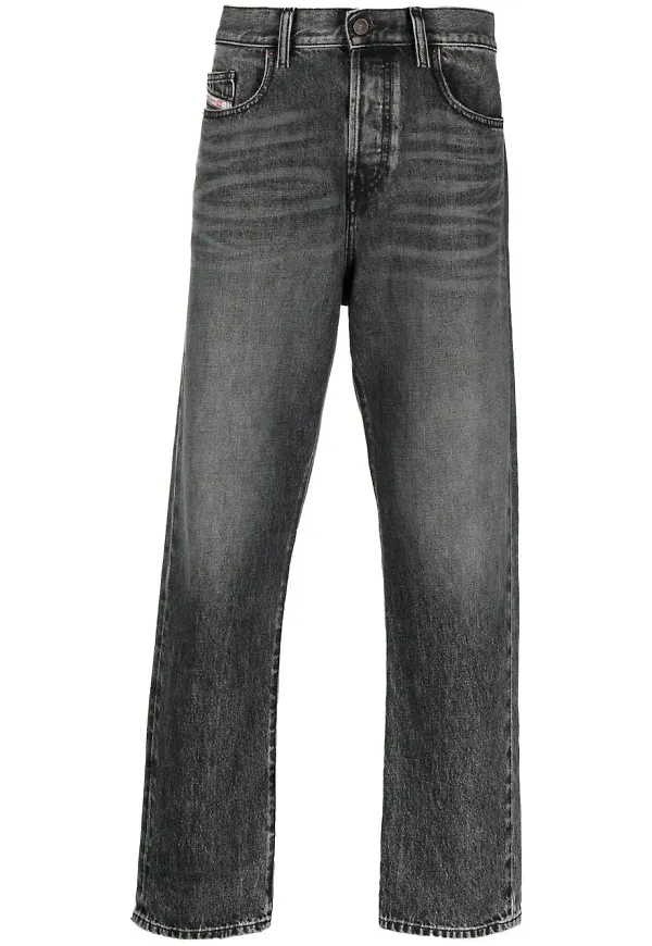 Diesel straight-jeans - Grå