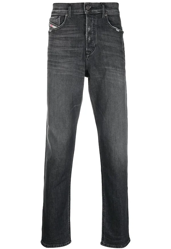 Diesel straight-jeans - Grå