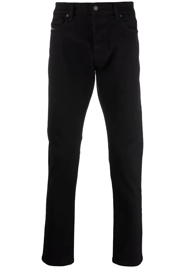 Diesel straight-jeans - Svart