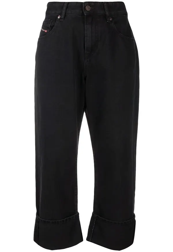 Diesel straight-jeans - Svart