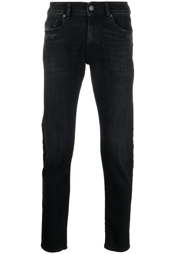 Diesel straight-jeans - Svart