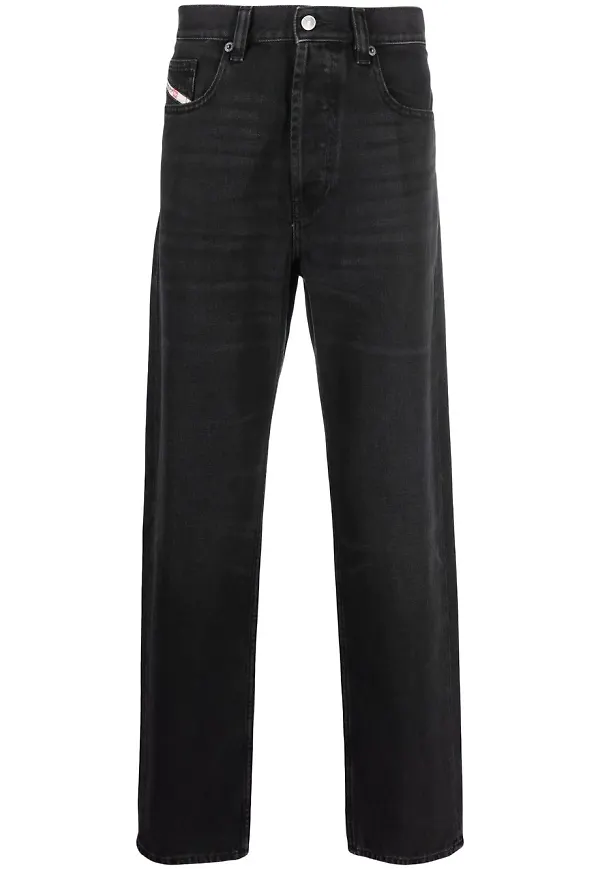 Diesel straight-jeans - Svart