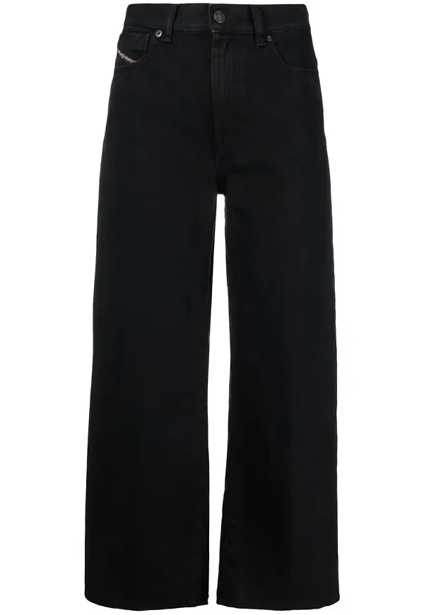 Diesel straight-jeans - Svart