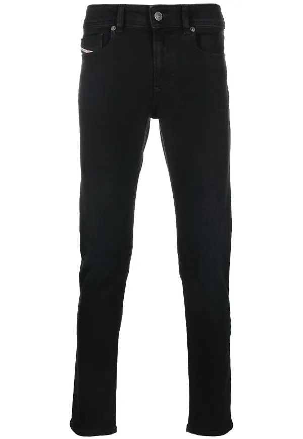 Diesel straight-jeans - Svart