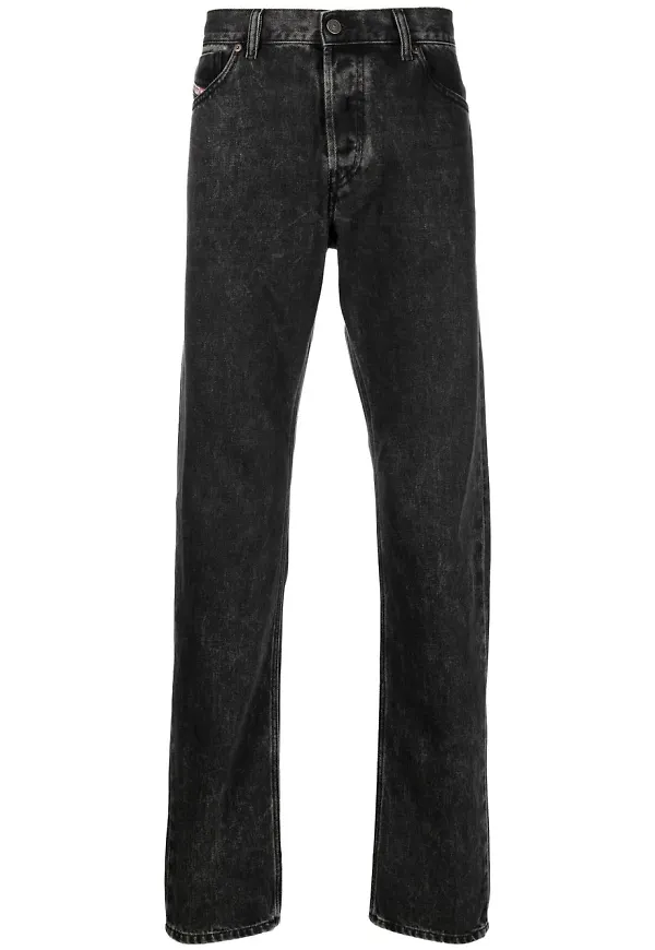 Diesel straight-jeans från 1995 - Svart