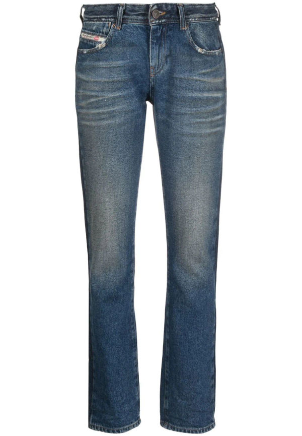 Diesel straight-jeans från 2002 - Blå