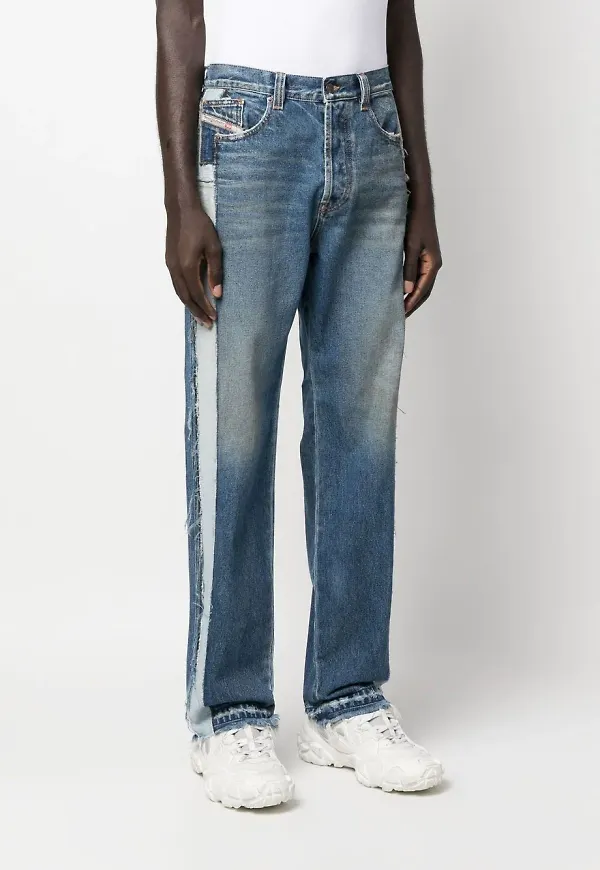 Diesel straight-jeans från 2010 - Blå