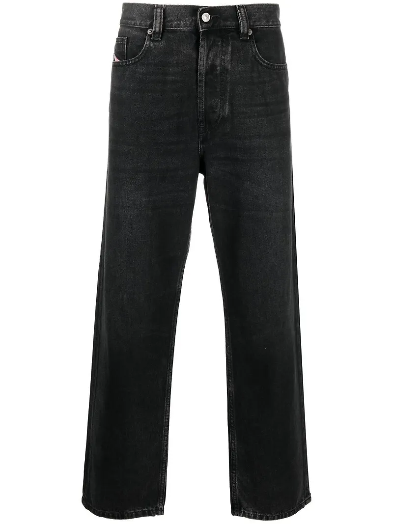 Diesel straight-jeans från 2010 - Svart