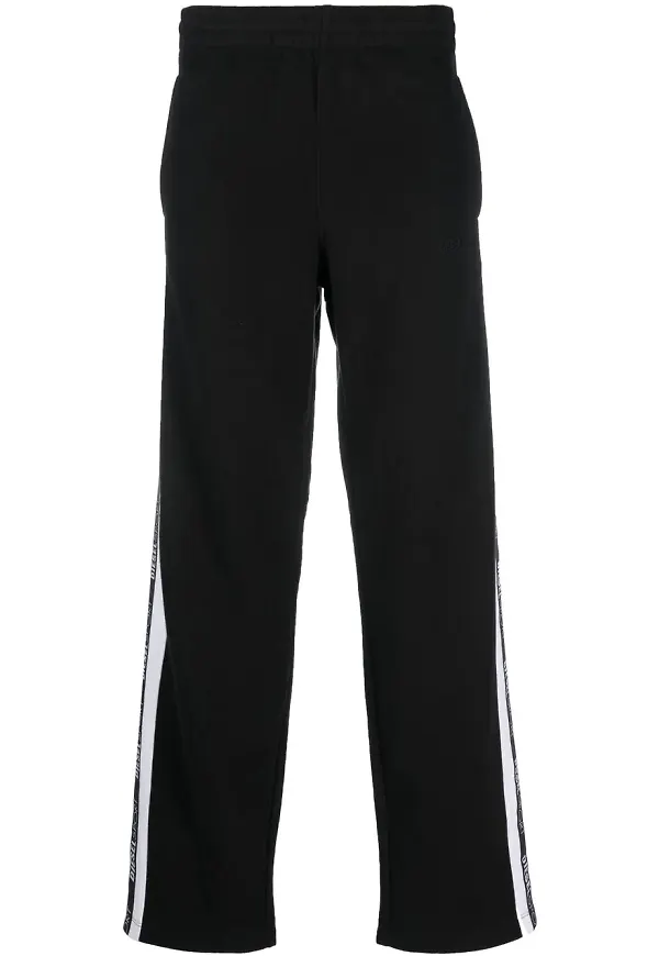 Diesel sweatpants med randdetalj - Svart
