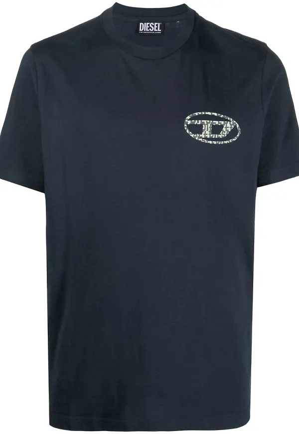 Diesel T-Just-D-Mon t-shirt - Blå