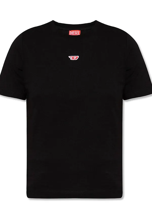 Diesel T-Reg-D T-shirt Svart, Dam