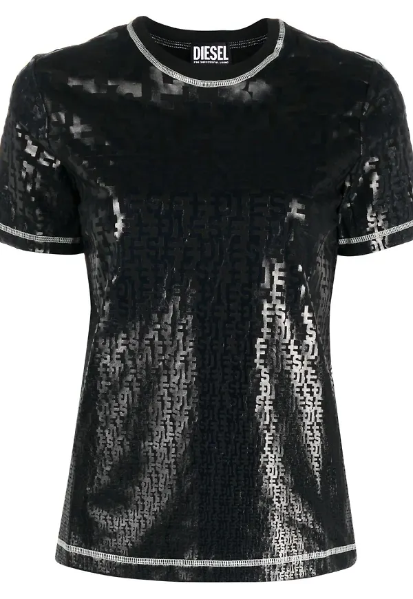 Diesel T-REG-MON t-shirt - Svart