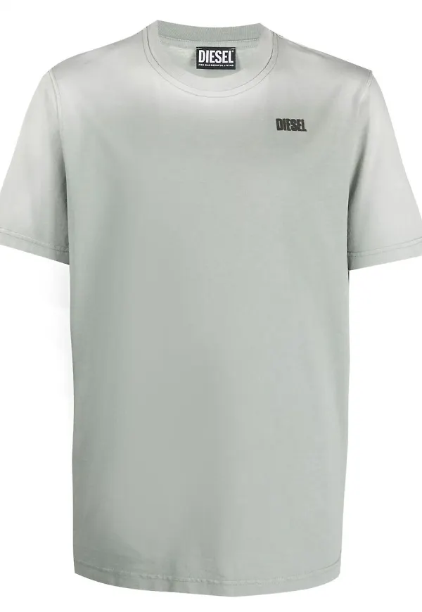 Diesel t-shirt med blekt effekt - Grå