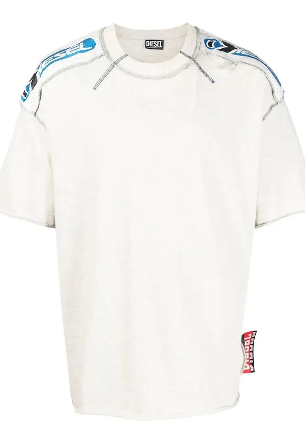Diesel t-shirt med grafiskt tryck - Neutral