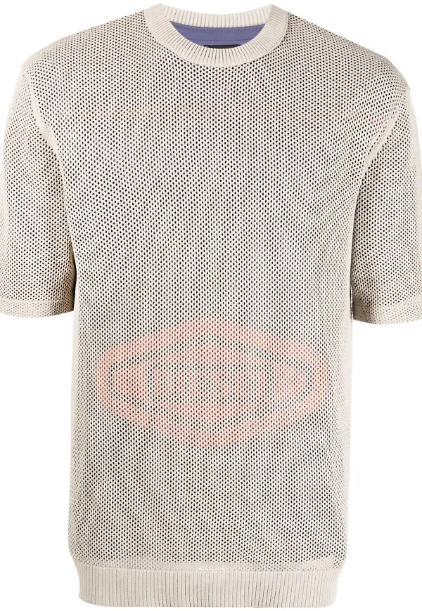 Diesel t-shirt med meshlager - Grön
