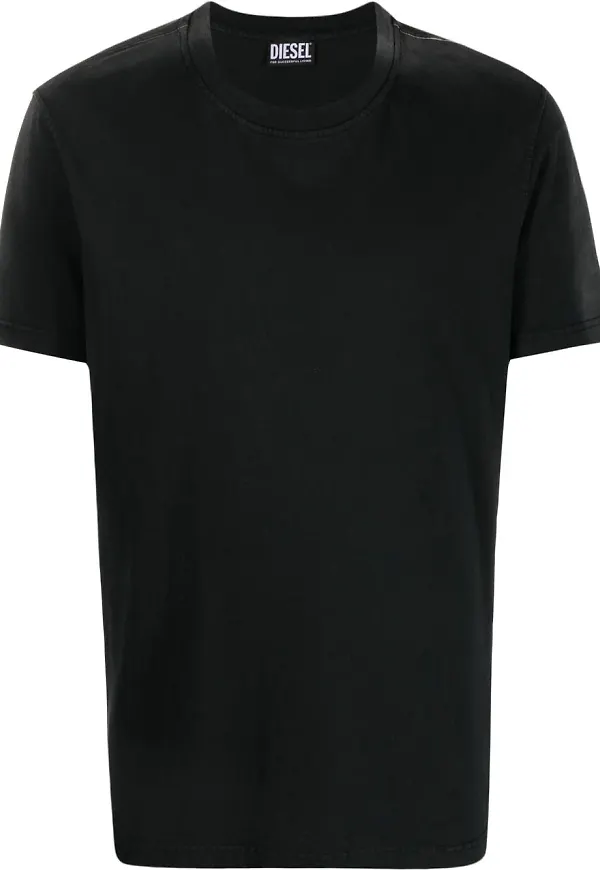 Diesel t-shirt med rundad hals - Svart