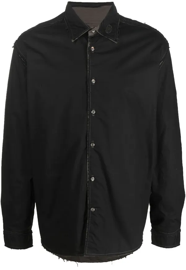 Diesel t-shirt med slitning - Svart