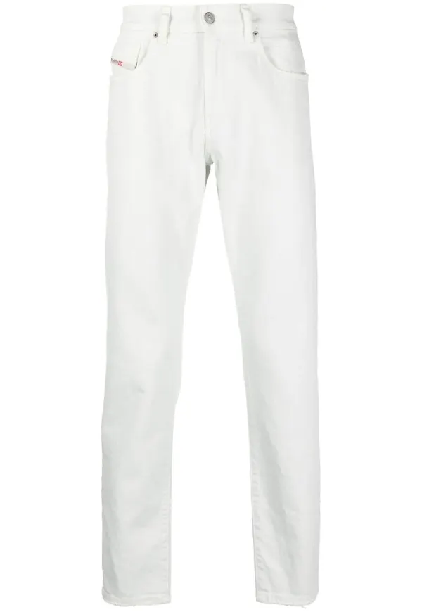 Diesel tapered-jeans - Vit