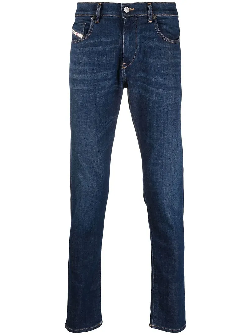 Diesel tapered-jeans med smal passform - Blå