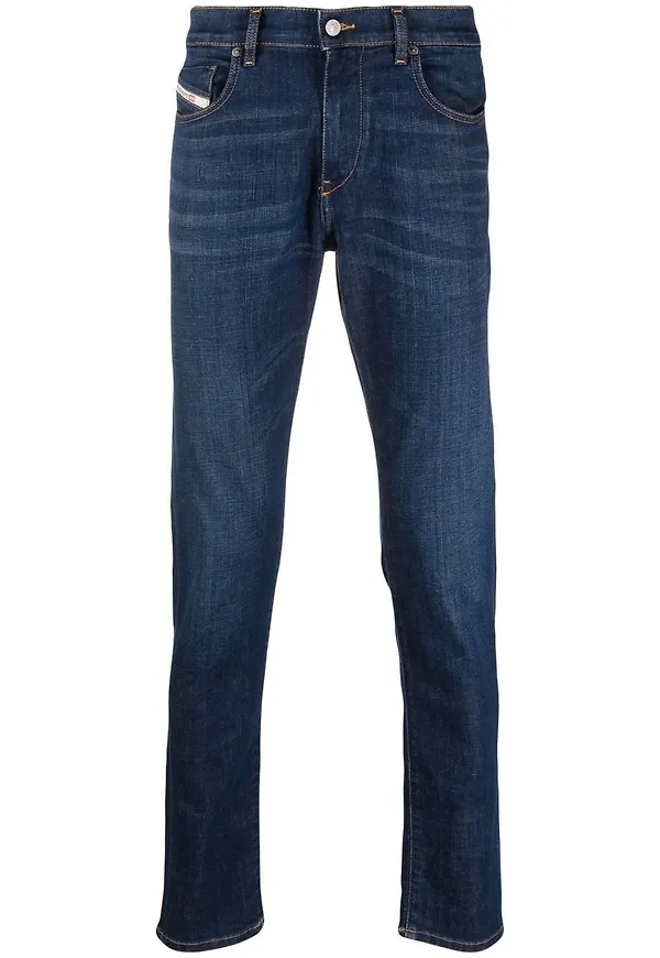 Diesel tapered-jeans med smal passform - Blå